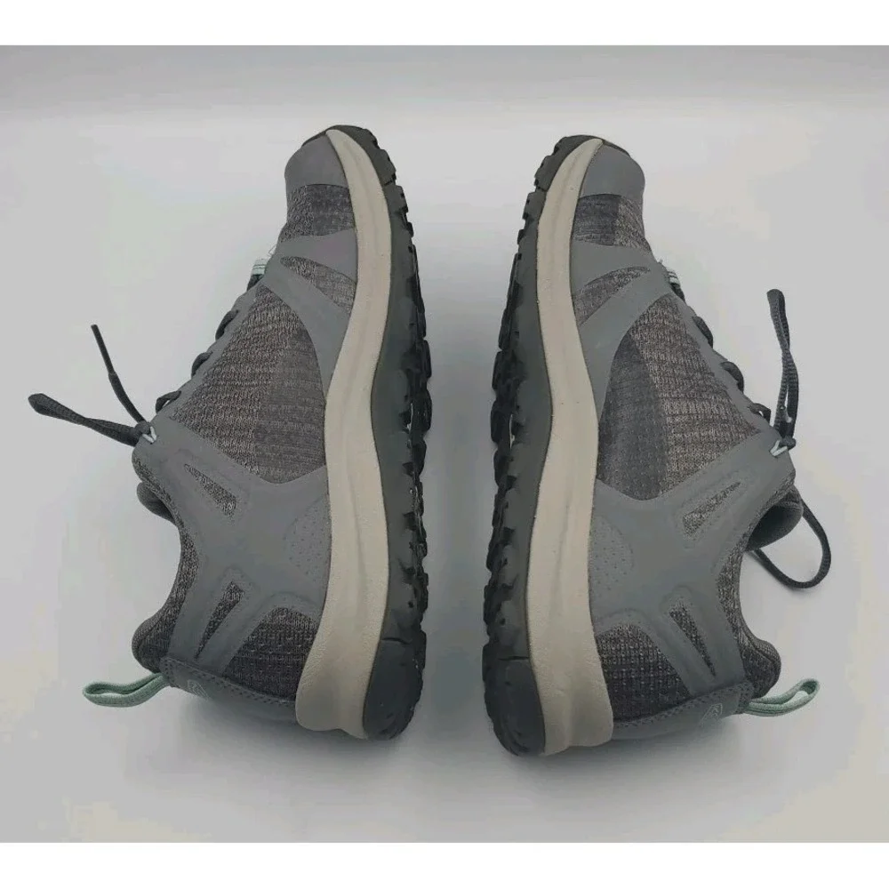 Keen Terradora II Womens Shoes Sz 9 Steel Gray Ocean Wave Waterproof